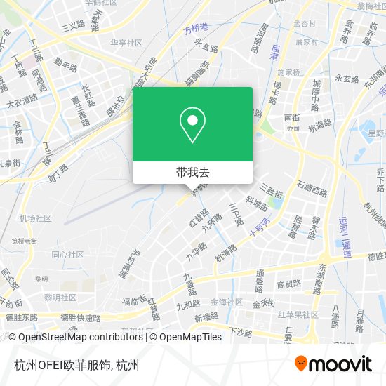 杭州OFEI欧菲服饰地图