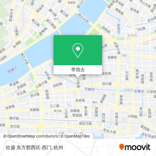 欣盛·东方郡西区-西门地图