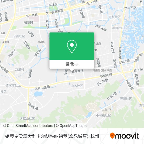 钢琴专卖意大利卡尔朗特纳钢琴(欢乐城店)地图