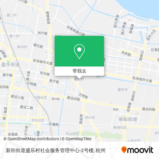 新街街道盛乐村社会服务管理中心-2号楼地图