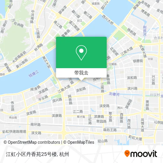 江虹小区丹香苑25号楼地图