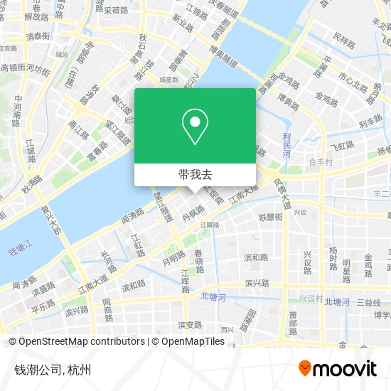 钱潮公司地图