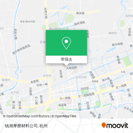 钱潮摩擦材料公司地图