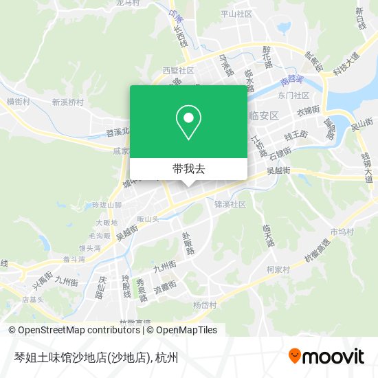 琴姐土味馆沙地店地图