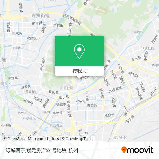 绿城西子,紫元房产24号地块地图