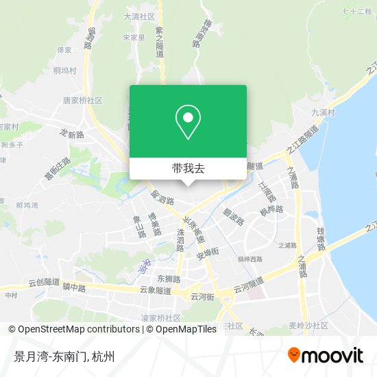 景月湾-东南门地图