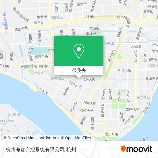 杭州海森自控系统有限公司地图