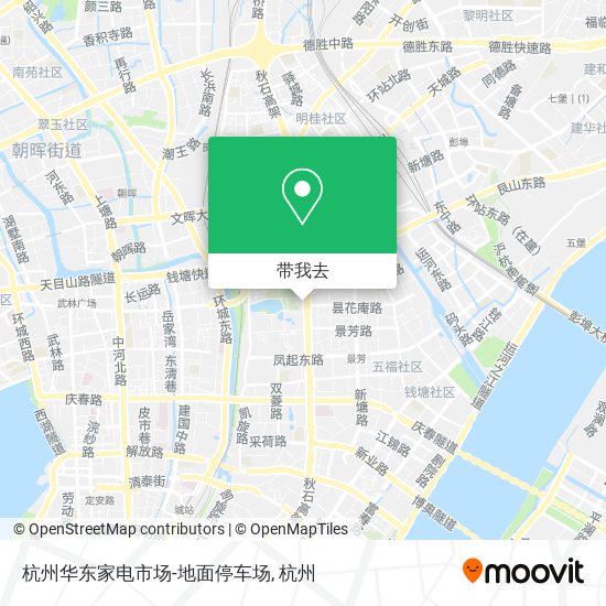 杭州华东家电市场-地面停车场地图