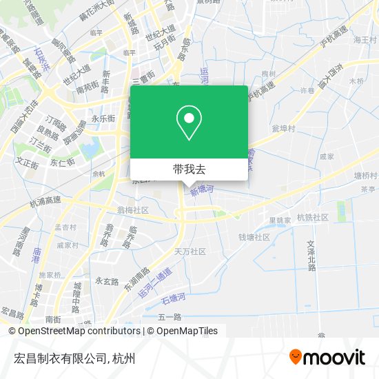 宏昌制衣有限公司地图