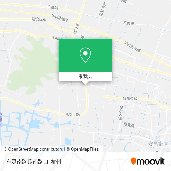 东灵南路瓜南路口地图