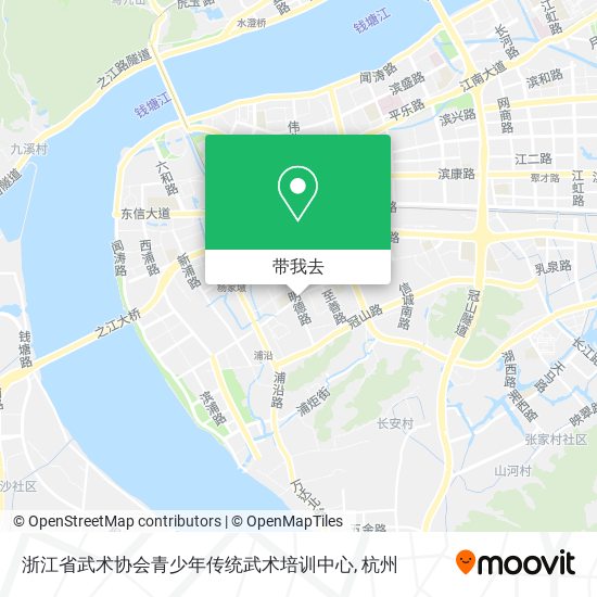 浙江省武术协会青少年传统武术培训中心地图