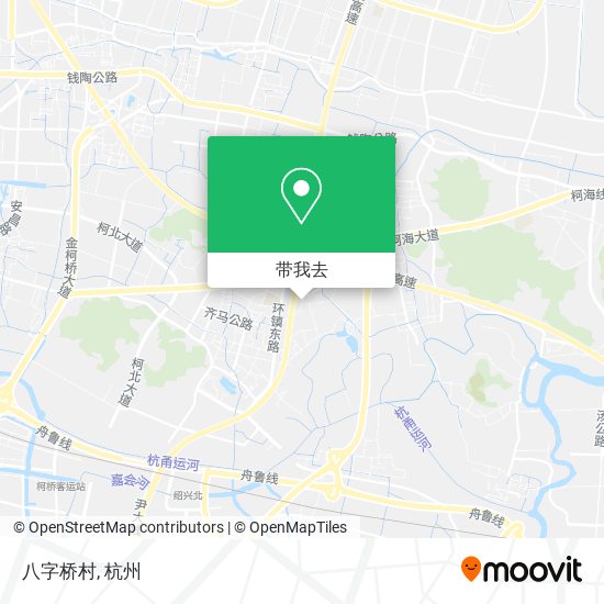 八字桥村地图