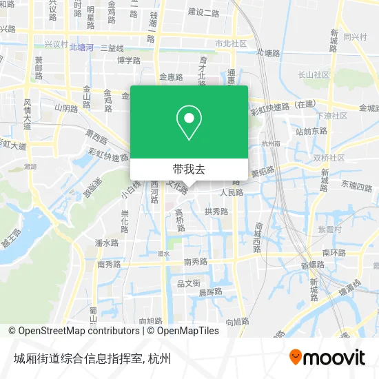 城厢街道综合信息指挥室地图