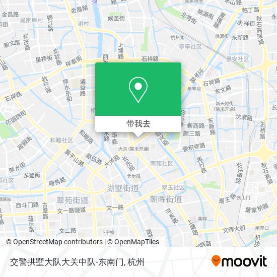 交警拱墅大队大关中队-东南门地图