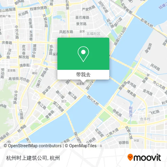 杭州时上建筑公司地图