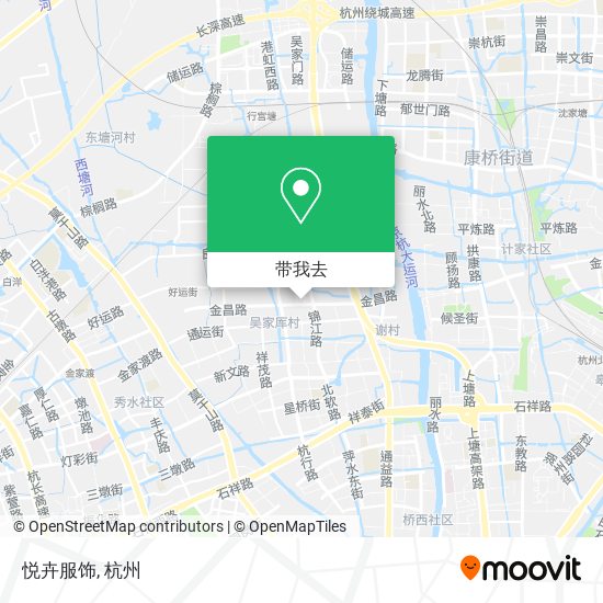 悦卉服饰地图