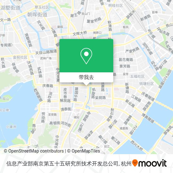 信息产业部南京第五十五研究所技术开发总公司地图