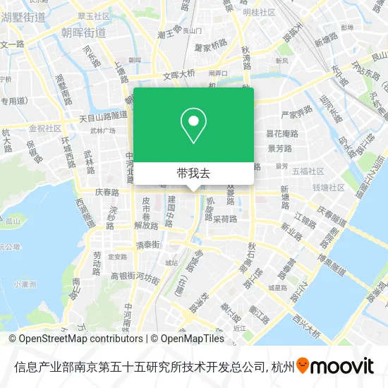 信息产业部南京第五十五研究所技术开发总公司地图