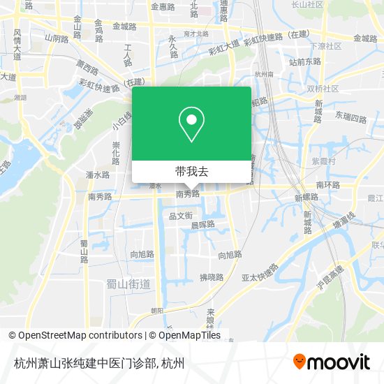 杭州萧山张纯建中医门诊部地图