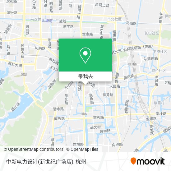 中新电力设计(新世纪广场店)地图