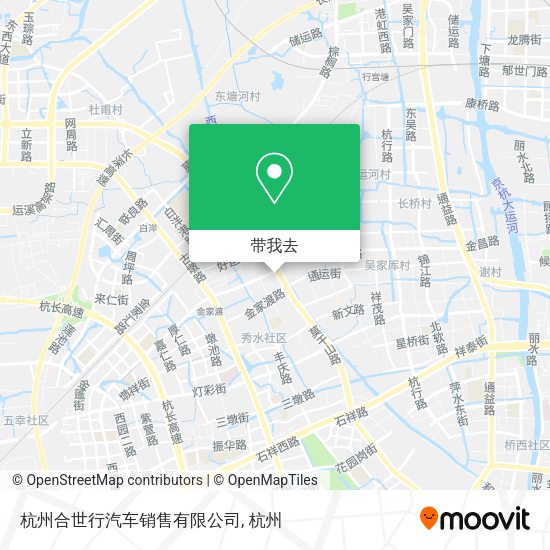 杭州合世行汽车销售有限公司地图