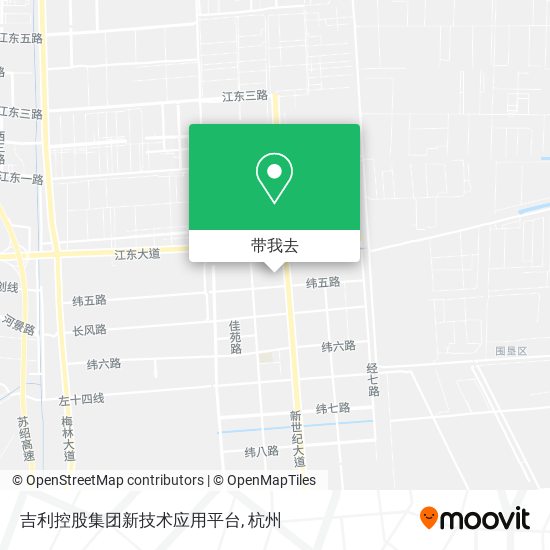 吉利控股集团新技术应用平台地图