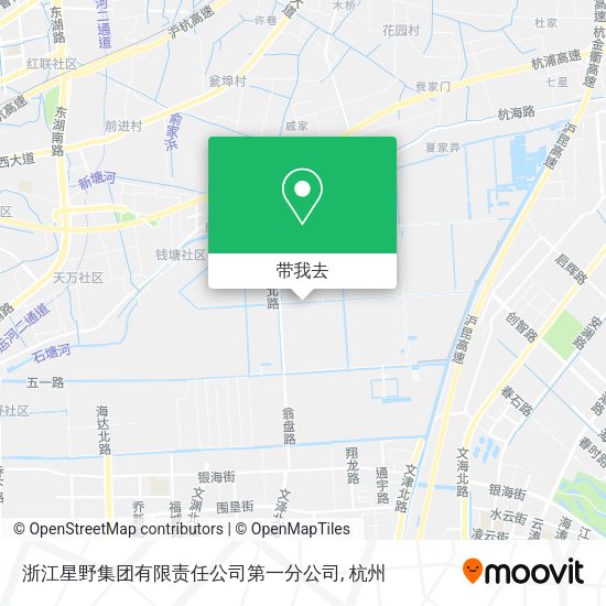 浙江星野集团有限责任公司第一分公司地图