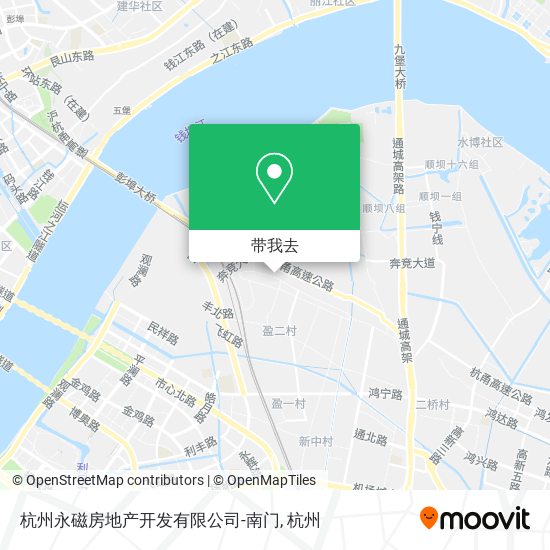 杭州永磁房地产开发有限公司-南门地图