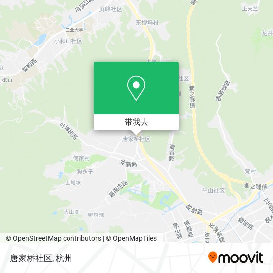唐家桥社区地图