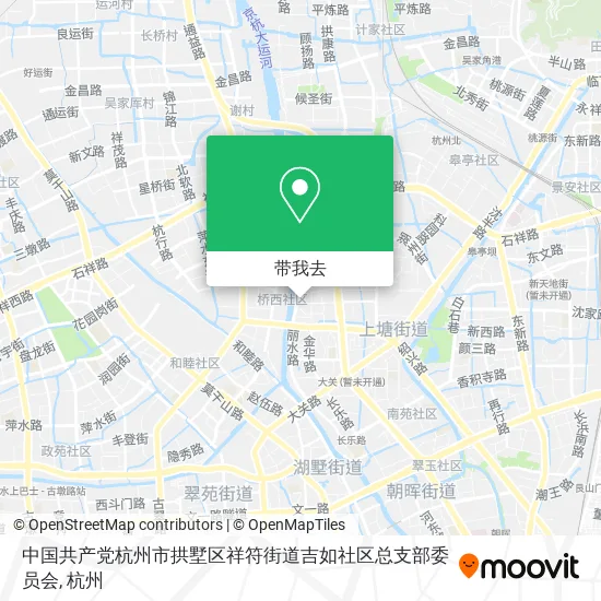 中国共产党杭州市拱墅区祥符街道吉如社区总支部委员会地图
