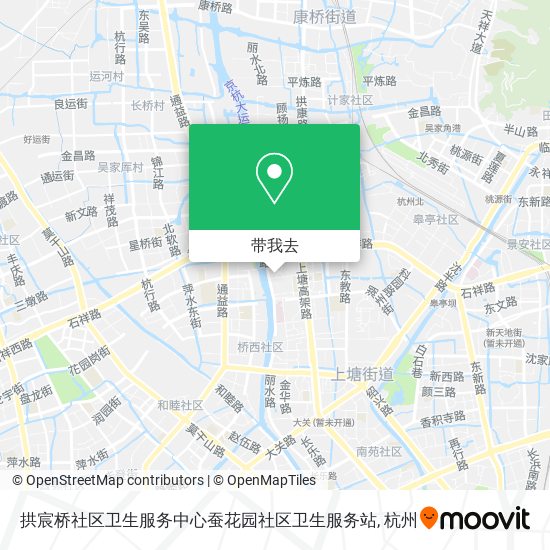 拱宸桥社区卫生服务中心蚕花园社区卫生服务站地图