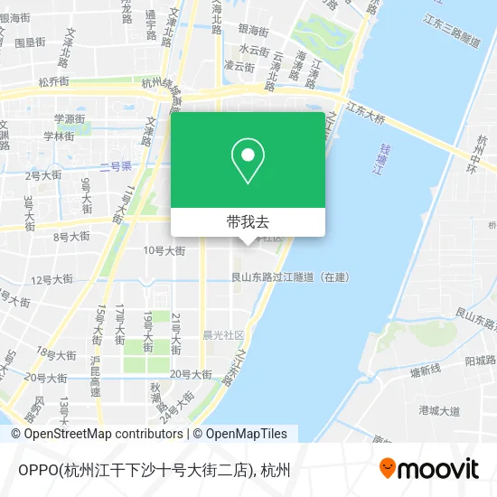 OPPO(杭州江干下沙十号大街二店)地图