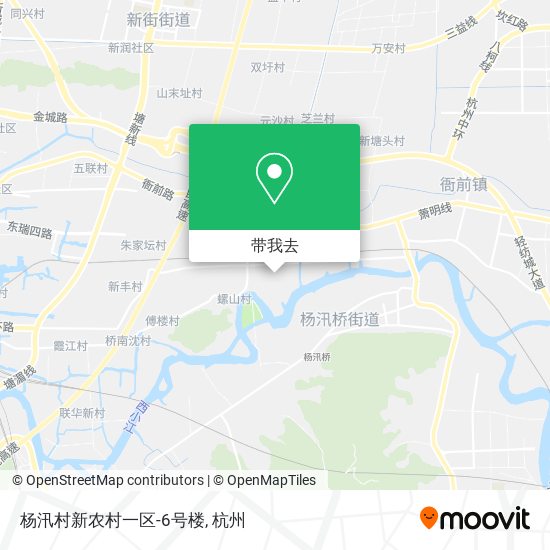 杨汛村新农村一区-6号楼地图
