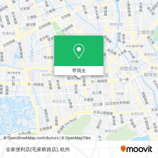 全家便利店(毛家桥路店)地图