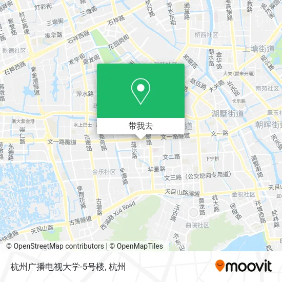 杭州广播电视大学-5号楼地图