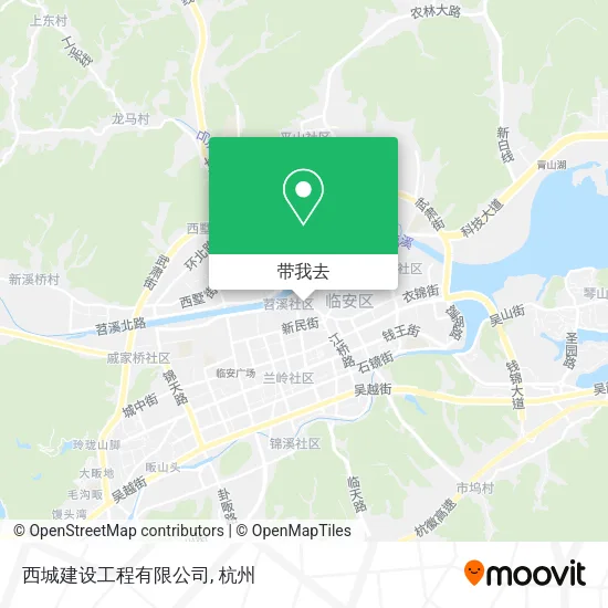 西城建设工程有限公司地图