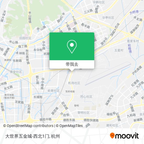 大世界五金城-西北1门地图