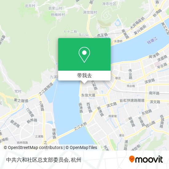 中共六和社区总支部委员会地图