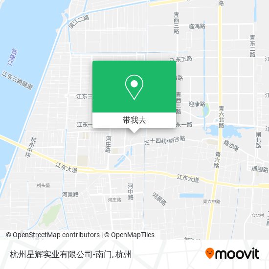 杭州星辉实业有限公司-南门地图