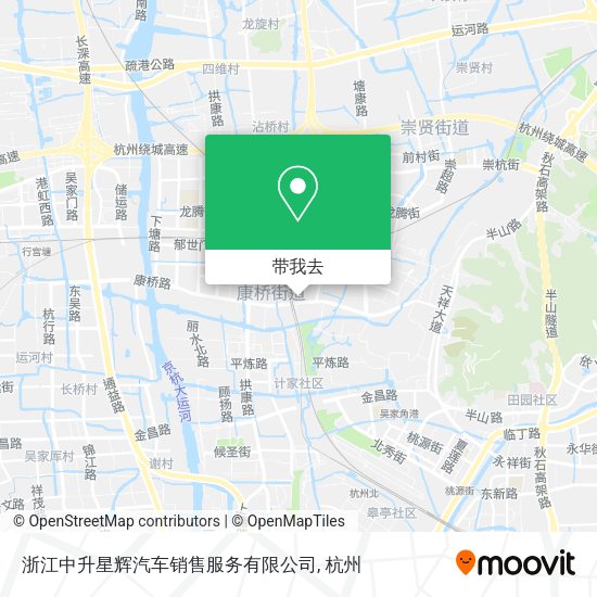 浙江中升星辉汽车销售服务有限公司地图