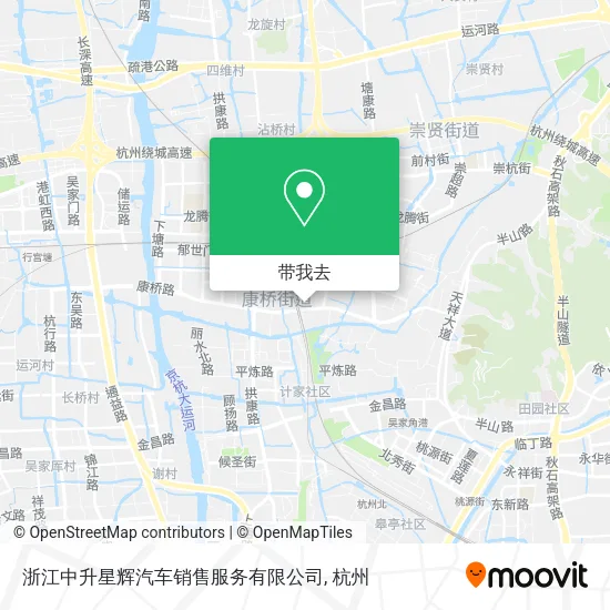 浙江中升星辉汽车销售服务有限公司地图