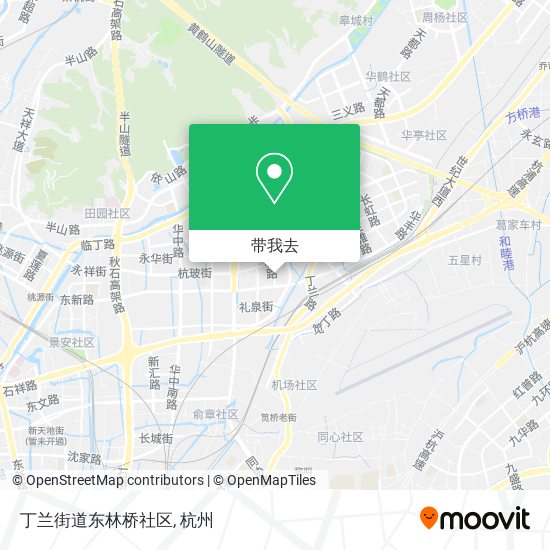 丁兰街道东林桥社区地图