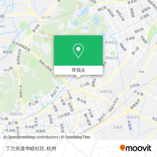丁兰街道华睦社区地图