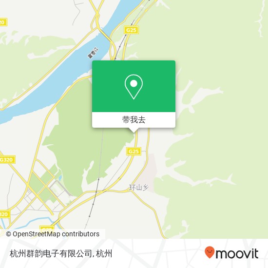 杭州群韵电子有限公司地图