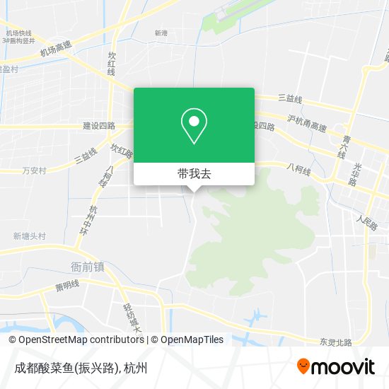 成都酸菜鱼(振兴路)地图