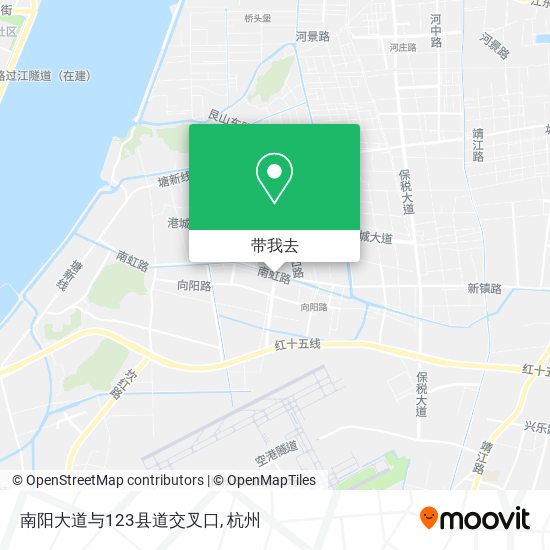 南阳大道与123县道交叉口地图