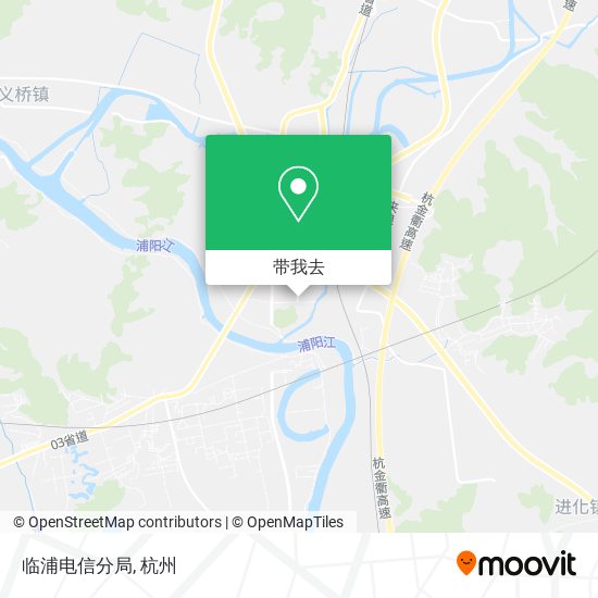 临浦电信分局地图