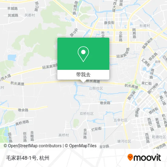 毛家斟48-1号地图