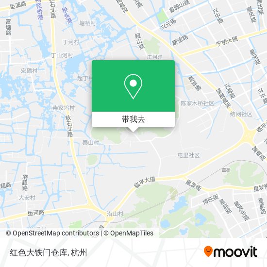红色大铁门仓库地图