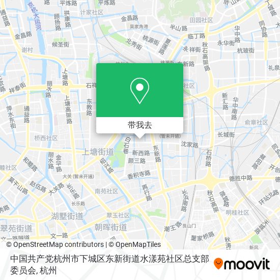 中国共产党杭州市下城区东新街道水漾苑社区总支部委员会地图